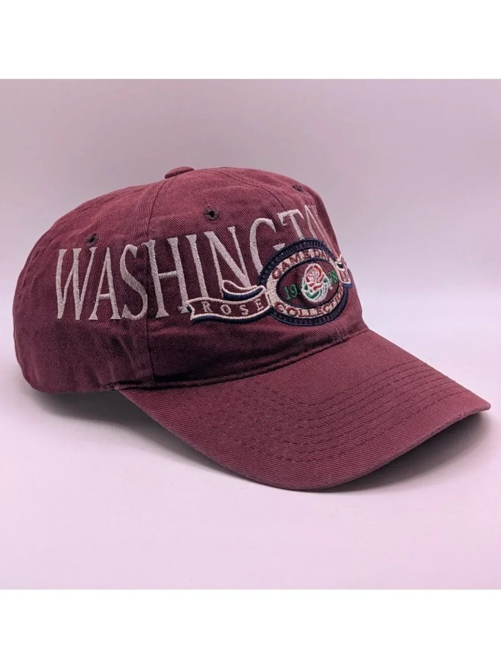 Vintage Washington State Cougars WSU 1998 Rose Bowl Cap Hat Strap Back USA Made
